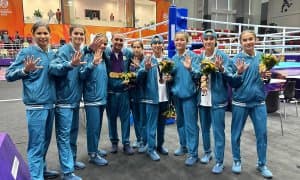 Боксчи қизларимиз МДҲ ўйинларида биринчи ўринни эгаллади