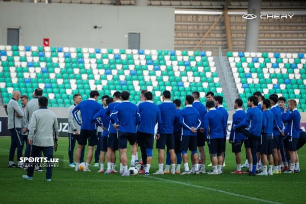 Ўзбекистон терма жамоаси эртанги ўйин олдидан машғулот ўтказди (Видео)