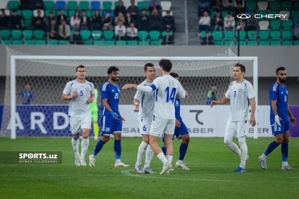 Каннаваронинг дебютида Ўзбекистон терма жамоаси Қувайтни таслим этди (Фотогалерея)