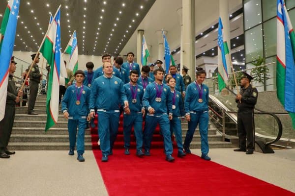 III МДҲ ўйинлари қаҳрамонлари тантанали равишда кутиб олинди 