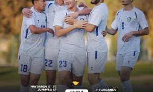 O‘rtoqlik uchrashuvi. O‘zbekiston U-20 Qozog‘istonni ishonchli hisobda mag‘lub etdi