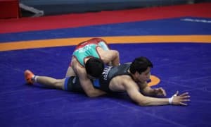 Юнон-рим кураши бўйича Ўзбекистон чемпионати бўлиб ўтмоқда