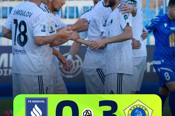 Суперлига. "Хоразм" меҳмонда "Машъал"ни таслим этди