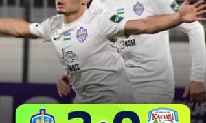 Суперлига. "Бухоро" ўз уйида "Сўғдиёна"ни ишончли ҳисобда таслим этди