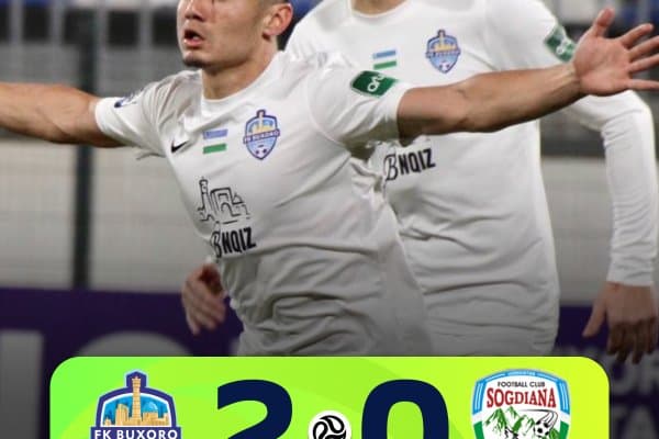 Суперлига. "Бухоро" ўз уйида "Сўғдиёна"ни ишончли ҳисобда таслим этди