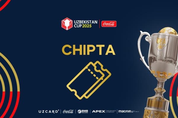Ўзбекистон кубоги финали учун чипталар 26 октябр куни сотувга чиқарилади
