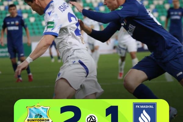 Суперлига. "Бунёдкор" қийин кечган баҳсда "Машъал"ни мағлуб этди