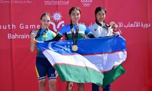 Баҳрайн-2025: Куннинг илк олтин медалини велоспортчимиз Гулҳайо Сатторова келтирди