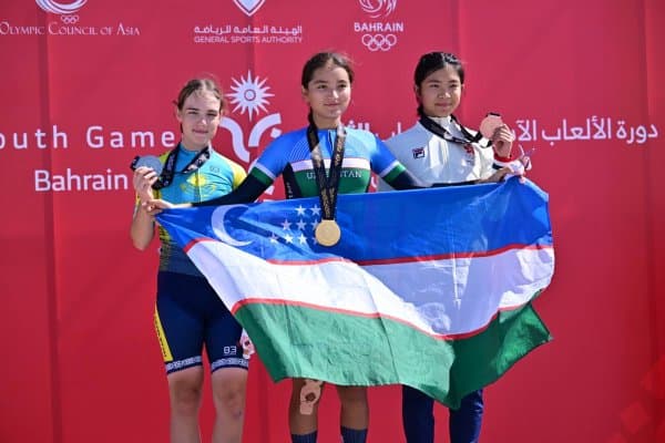 Баҳрайн-2025: Куннинг илк олтин медалини велоспортчимиз Гулҳайо Сатторова келтирди