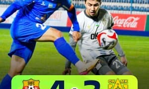 Суперлига. Голларга бой ўтган учрашувда "Шўртан" ғалабани илиб кетди