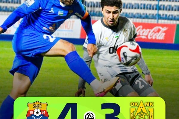 Суперлига. Голларга бой ўтган учрашувда "Шўртан" ғалабани илиб кетди