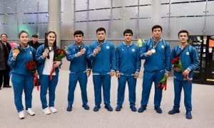 III Осиё ёшлар ўйинларида тарихий натижа қайд этган қаҳрамонларимиз юртимизга қайтиб келишди!