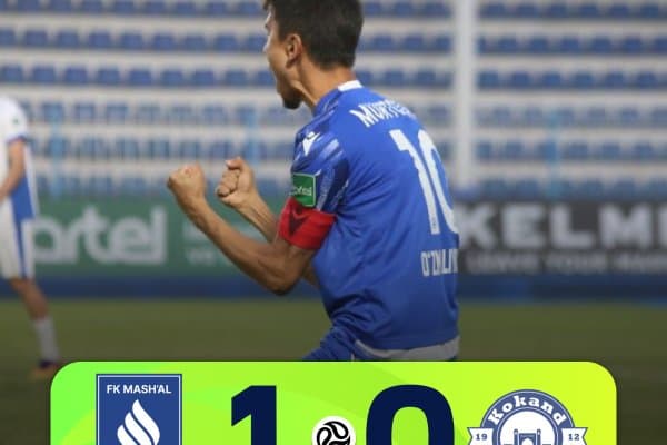 Суперлига. "Машъал" "Қўқон-1912"ни мағлуб этиб, хавфли ҳудуддан узоқлашди