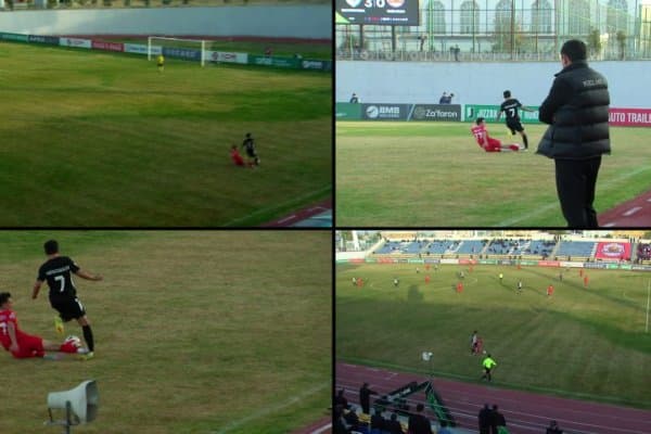 ЎзФҲМ: "Сўғдиёна" - "Қизилқум" учрашувида меҳмонлар футболчисига қизил карточка кўрсатилиши керак эди"