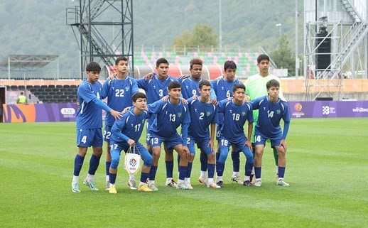 Ўзбекистон U-15 терма жамоасининг Жанубий Кореяга қарши асосий таркиб маълум