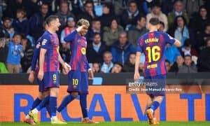 Ла Лига. "Барселона" сафарда "Сельта"ни мағлуб этди ва "Реал" билан очколар фарқини қисқартирди