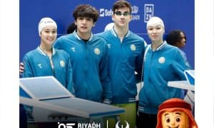 Сузиш бўйича аралаш эстафета дастурида учинчи ўринни эгалладик