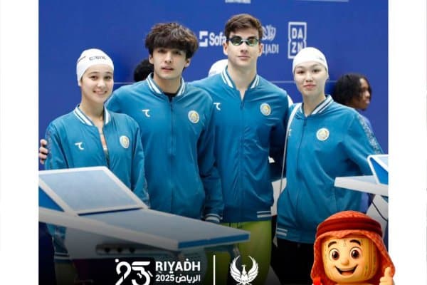 Сузиш бўйича аралаш эстафета дастурида учинчи ўринни эгалладик