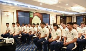 ЎФА раҳбарияти Ўзбекистон U-17 терма жамоаси аъзолари билан учрашди