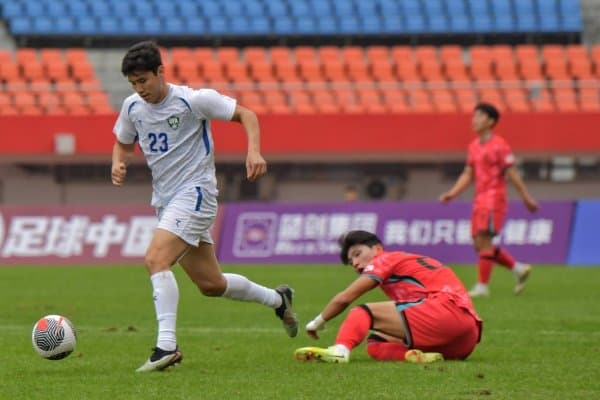 Ўртоқлик ўйини. Ўзбекистон U-23 терма жамоаси Корея Республикасига мағлуб бўлди