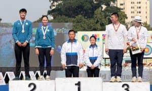 Камончиларимиз биринчи бор Осиё чемпионатида шоҳсупага кўтарилишди