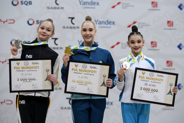 Наталя Усова “Президент Олимпиадаси” ғолиби!