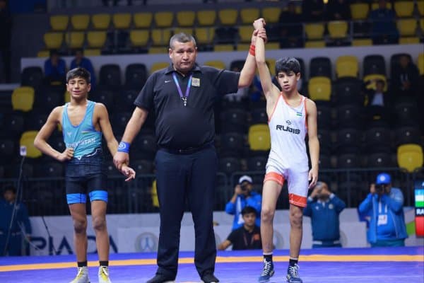 “Президент Олимпиадаси”. Эркин курашда ҳам чемпионлар аниқланмоқда