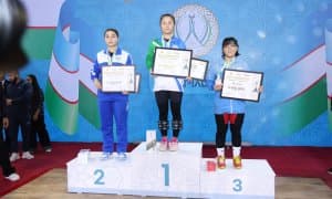 "Президент Олимпиадаси". Оғир атлетика бўйича қизлар ўртасида ўтказилган баҳслар ниҳоясига етди