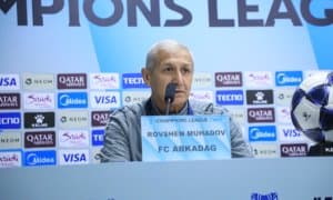 "Аркадаг" бош мураббийи "Андижон"га қарши ўйиндан сўнг: "Марказий Осиёни иккала жамоаси кейинги босқичга чиқади"