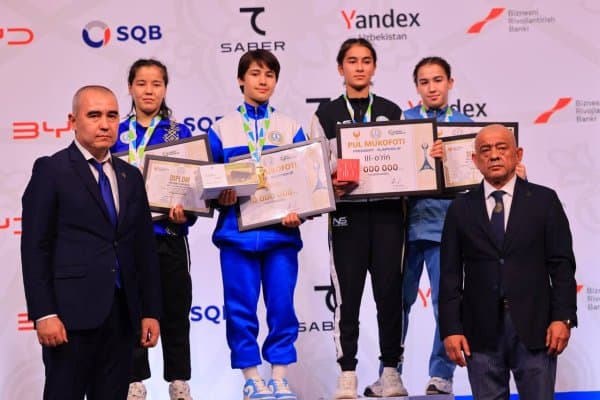 “Президент Олимпиадаси”. Аёллар кураши бўйича баҳсларда ғолиб ва совриндорлар номи маълум