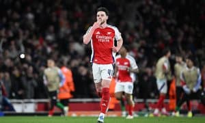 "Goal" талқинига кўра, Деклан Райс АПЛнинг энг яхши ярим ҳимоячиси деб топилди