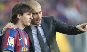 Месси: "Гвардиола "Барселона"да ишлагани бизнинг омадимиз"