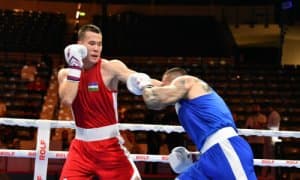 Наш боксер нокаутировал соперника