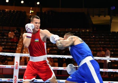 Наш боксер нокаутировал соперника