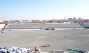 ЎзПФЛнинг ишчи гуруҳи Нукусдаги стадионни кўздан кечирди