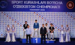 Тошкентда эркин кураш бўйича Ўзбекистон чемпионати ўтказилмоқда