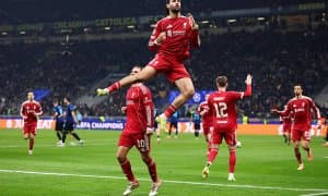 ЕЧЛ. Собослаининг сўнгги дақиқаларда киритган голи "Ливерпуль"га ғалаба келтирди 