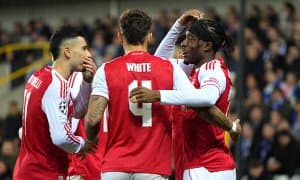 ЕЧЛ. Чиройли голлар киритилган баҳсда "Арсенал" сафардан йирик ғалаба билан қайтди 