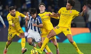 Ла Лига. "Жирона" "Реал Сосьедад"ни мағлуб этиб, хавфли ҳудуддан чиқиб олди 