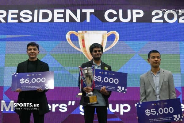 Президент соврини учун IV халқаро шахмат турнири якунланди, Ниҳал Сарин ғолибликни қўлга киритди