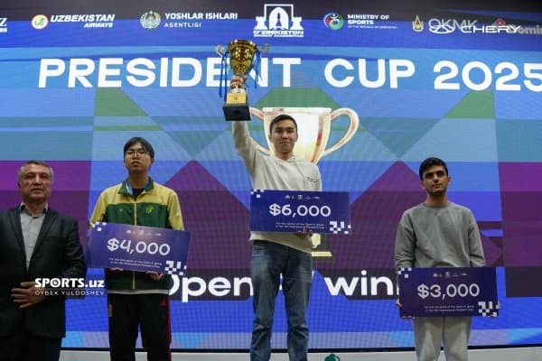 "President Cup 2025". Тақдирлаш маросимидан фотогалерея!