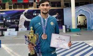 Ёш қиличбозимиз Жаҳон кубоги босқичида бронза медалини қўлга киритди