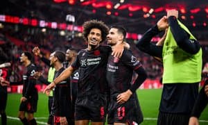 Бундеслига. "Айнтрахт" минимал ҳисобда "Аугсбург"ни енгган бўлса, "Байер" "Кёльн"ни ишончли ҳисобда таслим этди 