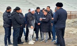 ЎзПФЛ раҳбарияти янги ташкил этилаётган "Гулистон" клуби ва унинг стадионини ўрганди ёхуд Сирдарёга катта футбол қайтмоқда