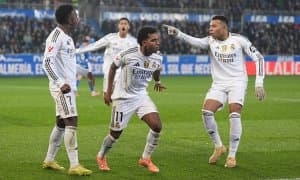 Ла Лига. "Реал" Мбаппе ва Родригонинг голлари эвазига қийинчилик билан ғалаба қозонди 