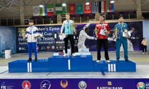 Ёш қиличбозимиз Жаҳон кубогида совриндор бўлди