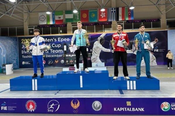 Yosh qilichbozimiz Jahon kubogida sovrindor bo‘ldi