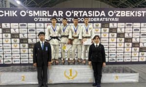 Кичик ўсмирлар ўртасидаги Ўзбекистон чемпионатида барча 14 ҳудуд дзюдочилари совриндор бўлди