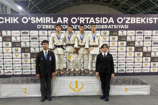 Кичик ўсмирлар ўртасидаги Ўзбекистон чемпионатида барча 14 ҳудуд дзюдочилари совриндор бўлди