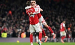 АПЛ. "Арсенал" ўз майдонида "Астон Вилла"ни йирик ҳисобда ютди. МЮ эса аутсайдер билан дуранг ўйнади 